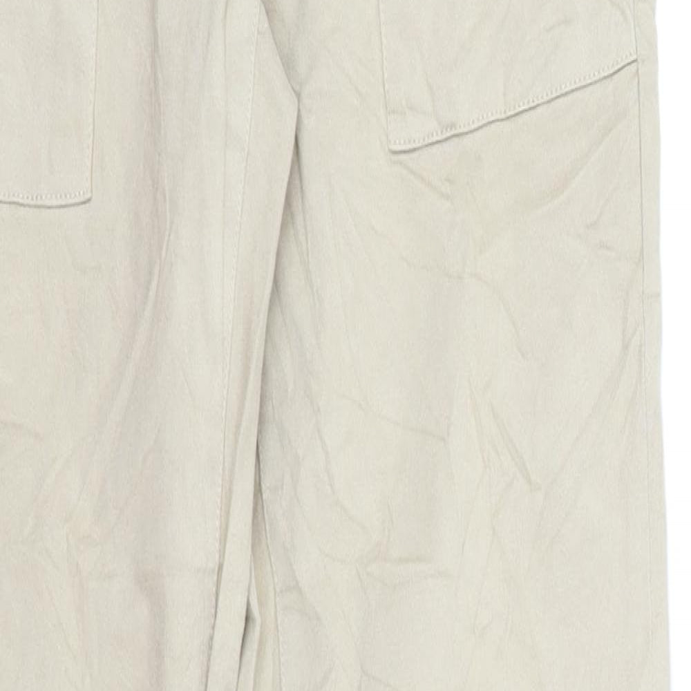 FB Sister Womens Beige   Chino Trousers Size M L27 in