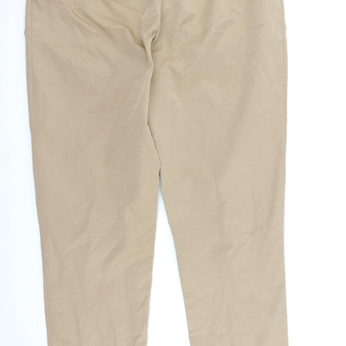 Pretty Girl Womens Brown   Chino Trousers Size L L27 in