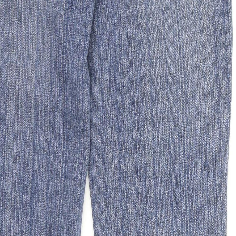 Casual Basix Womens Blue  Denim Bootcut Jeans Size 12 L31 in