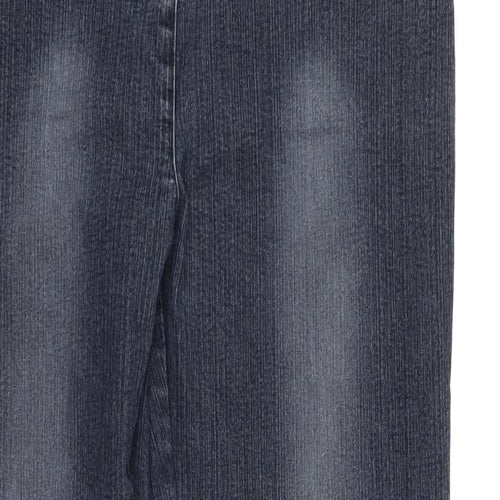 George Womens Black  Denim Bootcut Jeans Size 12 L29 in