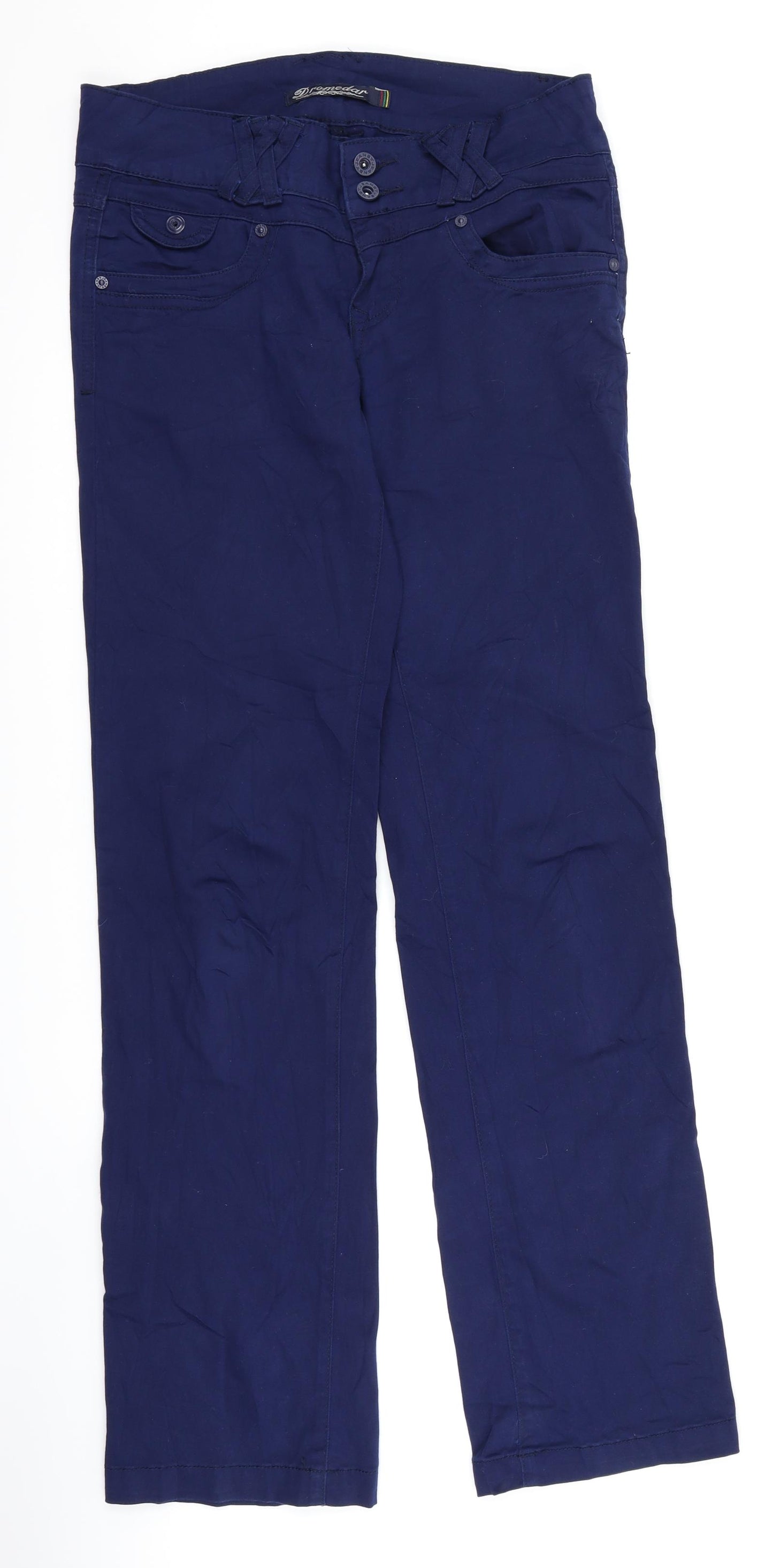 Dromedar Womens Blue   Chino Trousers Size 32 L28 in
