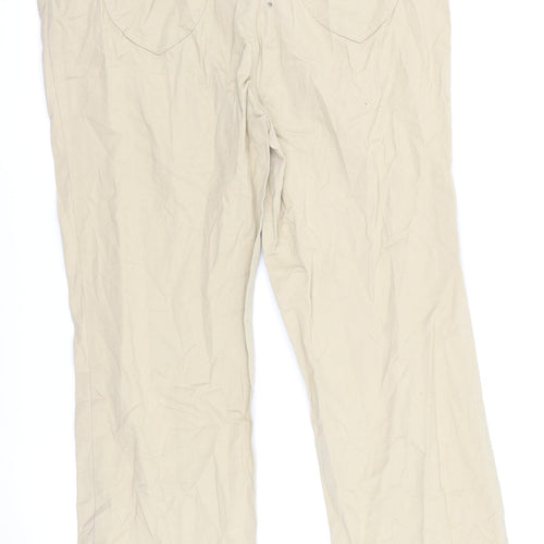Atelier Womens Beige   Chino Trousers Size 36 L25 in