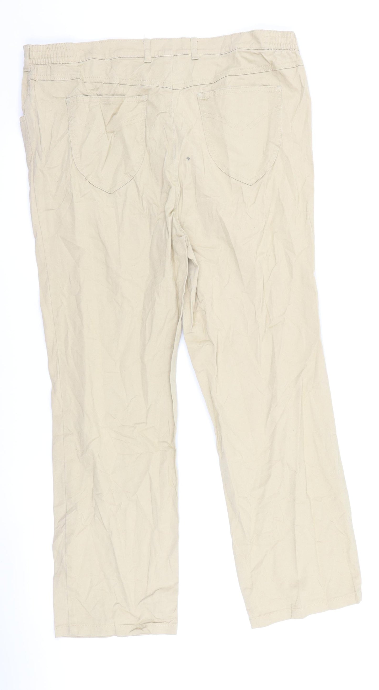 Atelier Womens Beige   Chino Trousers Size 36 L25 in