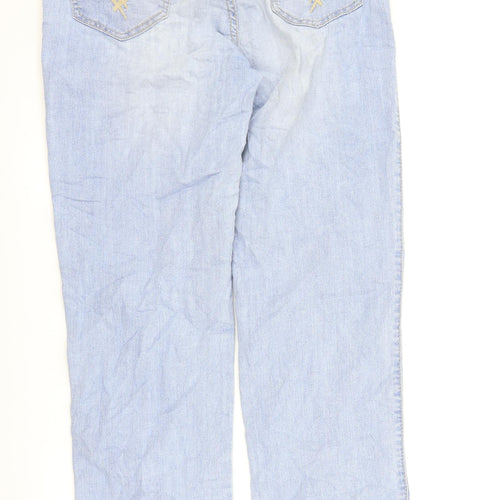 Flash jeans Womens Blue  Denim Straight Jeans Size 28 in L29 in