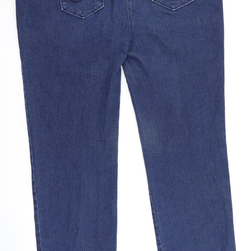country rose Womens Blue  Denim Straight Jeans Size 18 L28 in
