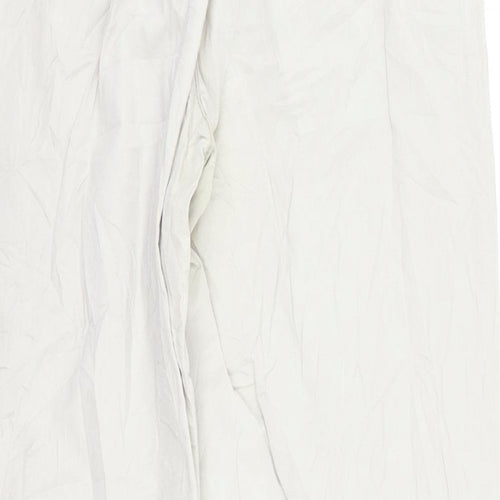 H&M Womens Beige   Chino Trousers Size 8 L26 in