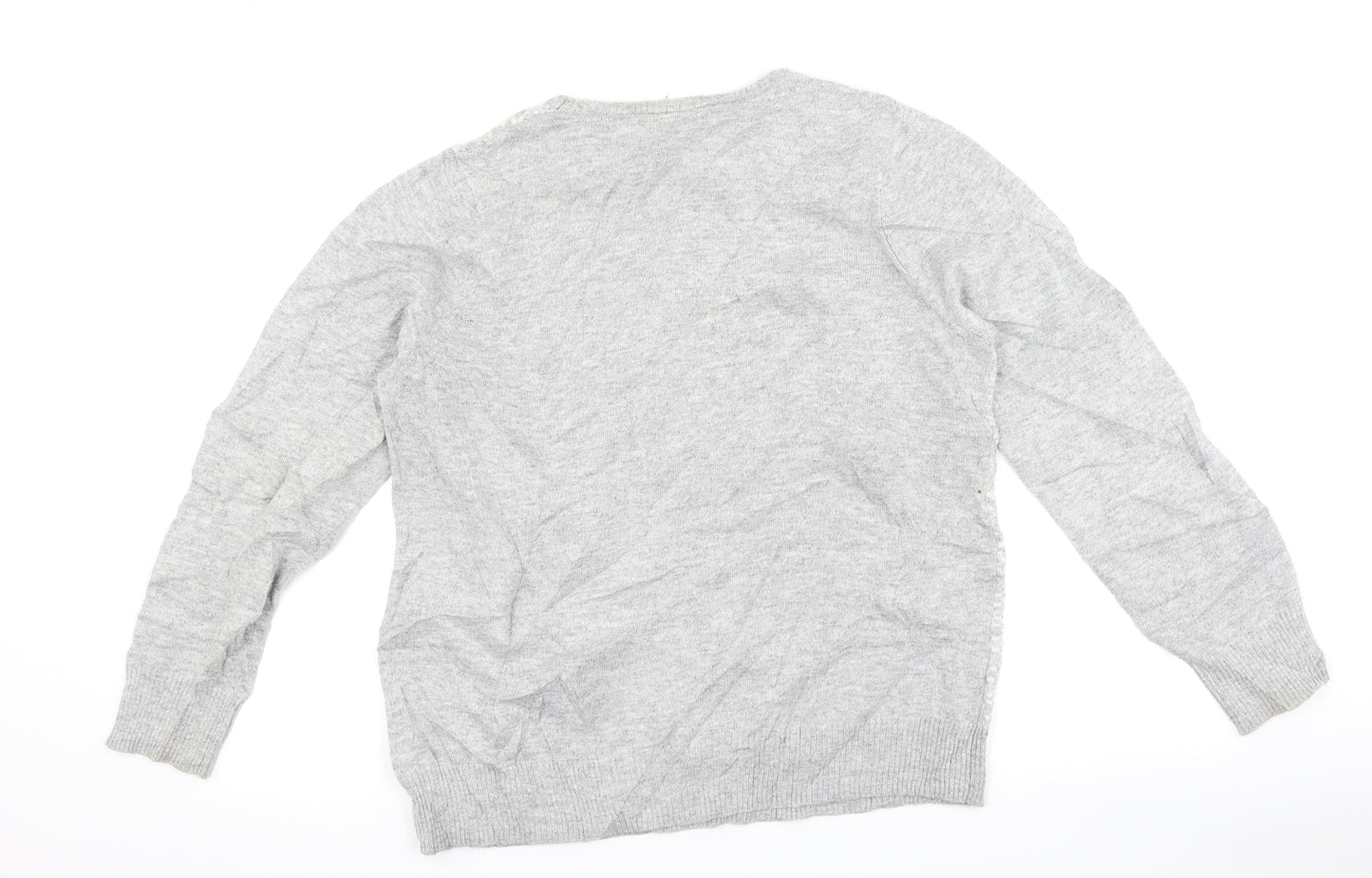 Bonmarché Womens Grey   Pullover Jumper Size 16  - star