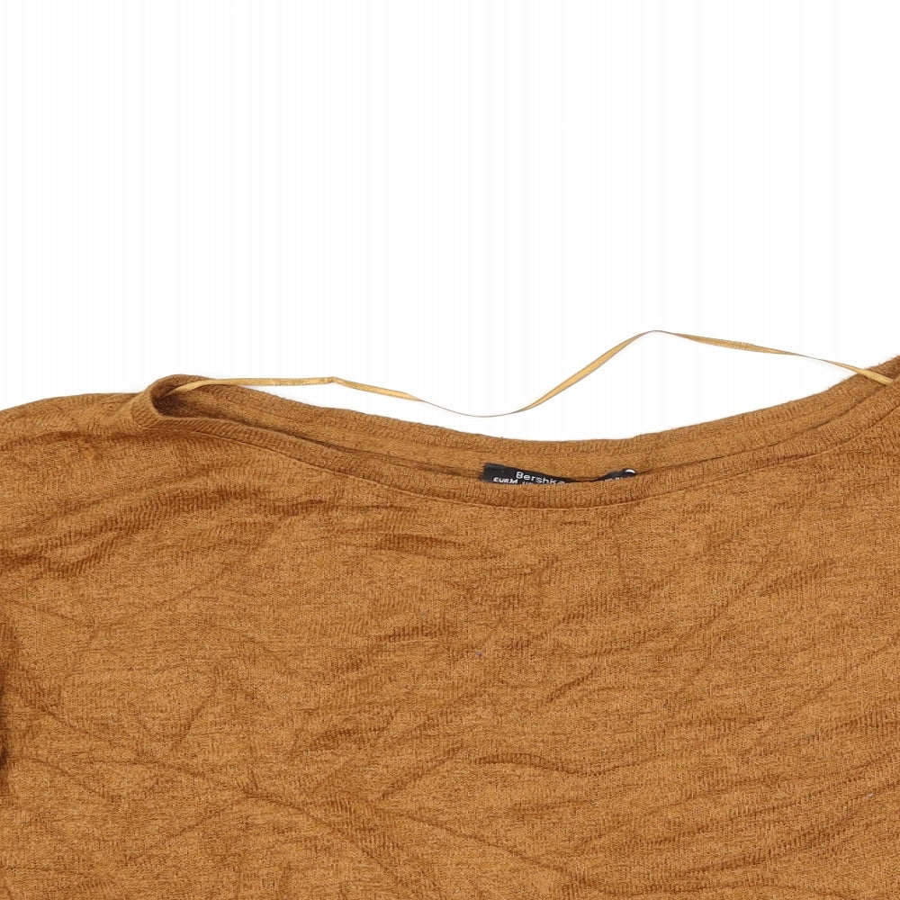 Bershka Womens Brown   Pullover Jumper Size M