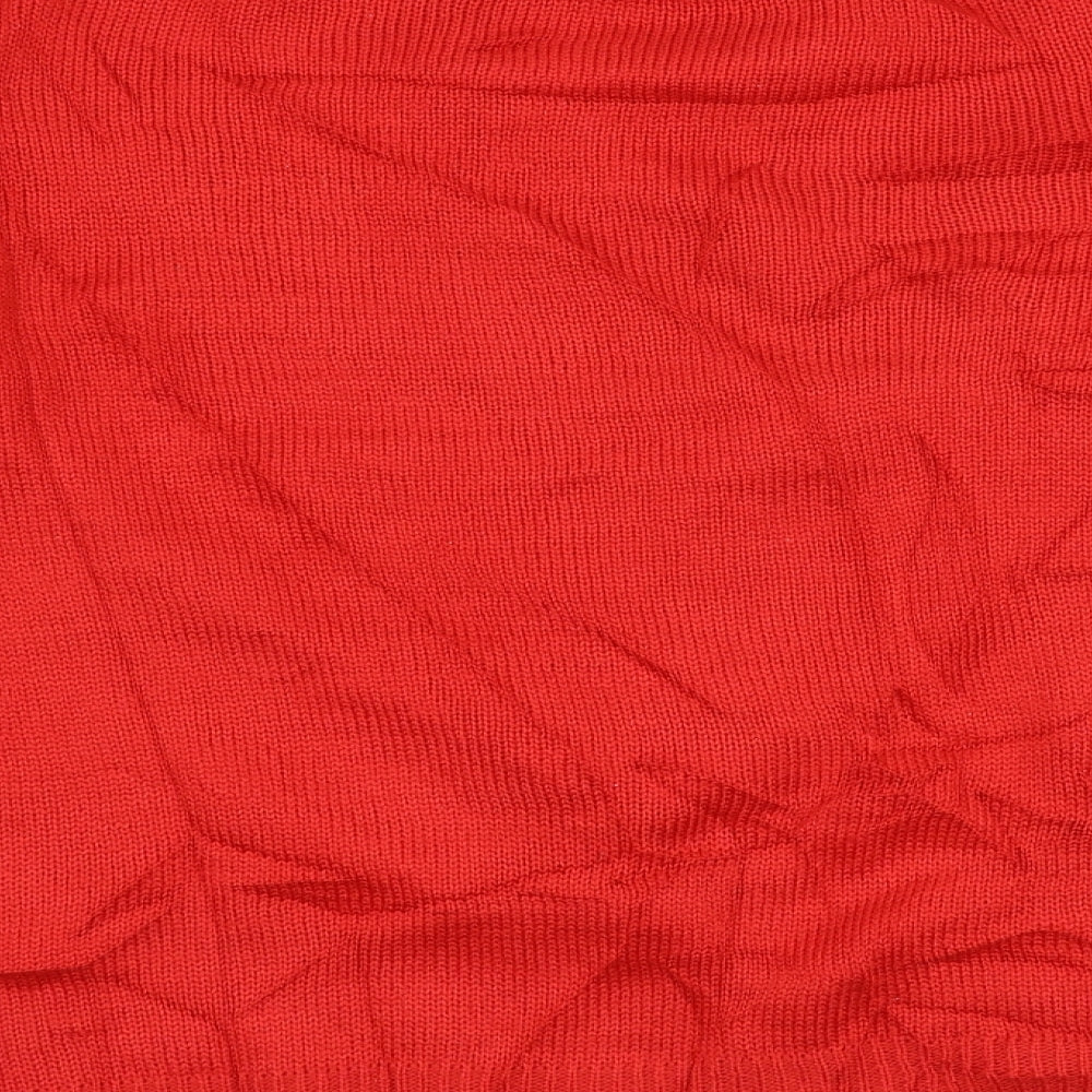 Papaya Womens Red   Pullover Jumper Size M  - Christmas Reindeer