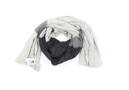 Gap Mens Grey Striped  Scarf  One Size