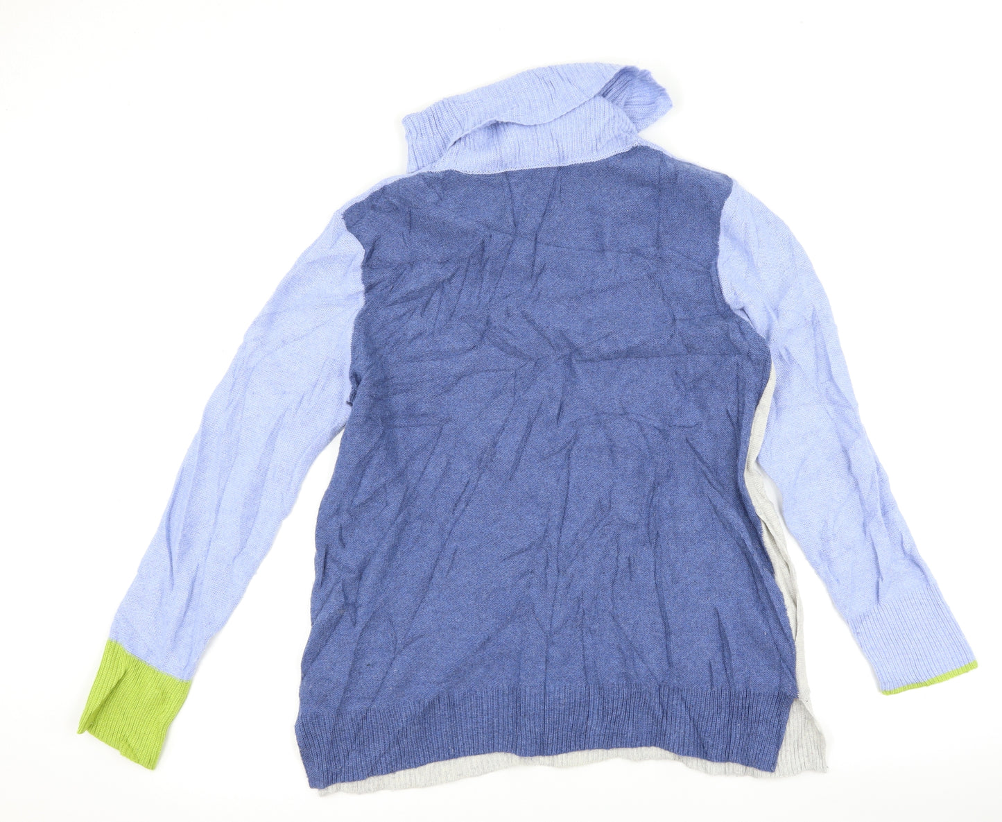 White Stuff Womens Blue Striped  Pullover Jumper Size 14