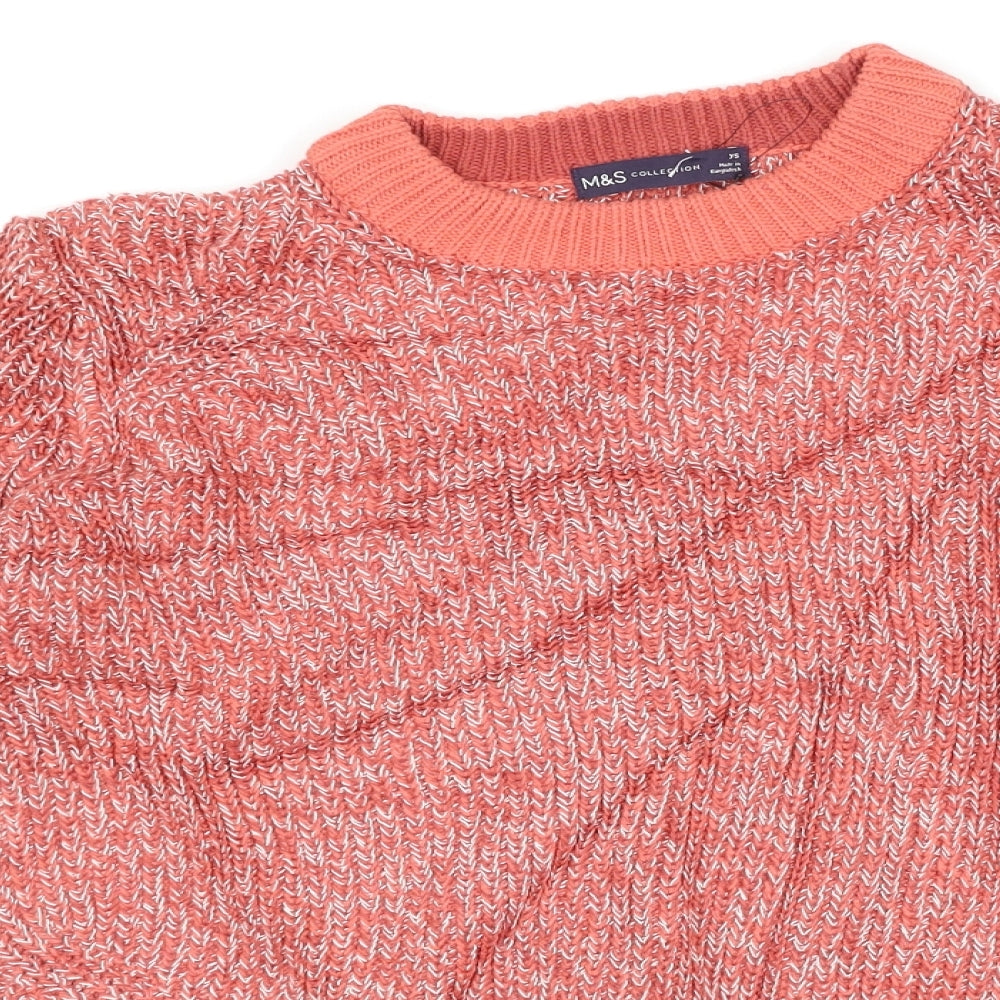 Marks and Spencer Womens Pink   Pullover Jumper Size XS