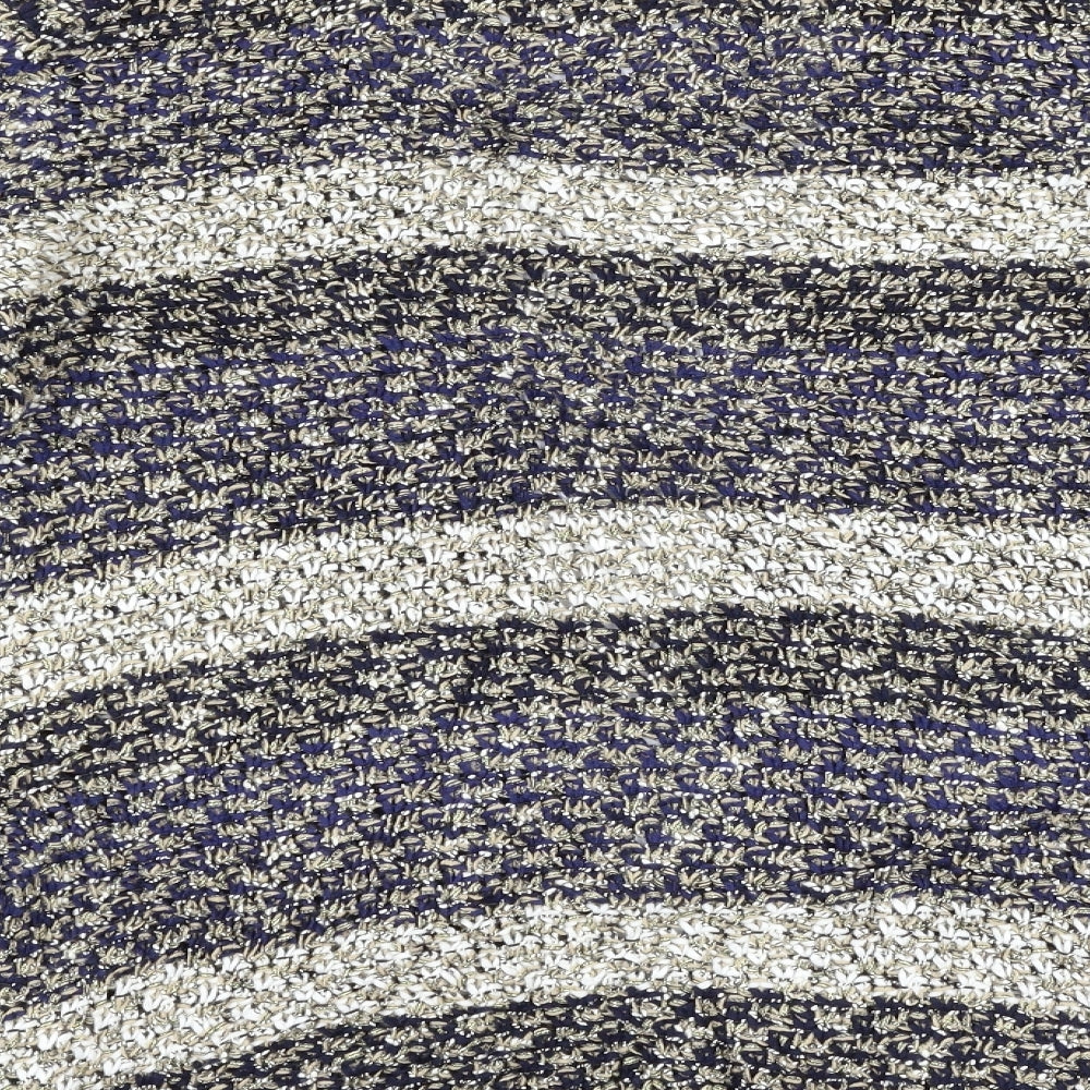 Per Una Womens Blue Striped Corduroy Cardigan Jumper Size 12