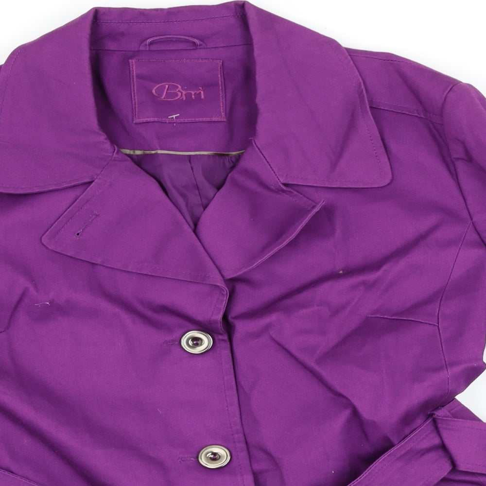 bm Collection Womens Purple   Pea Coat Coat Size 20
