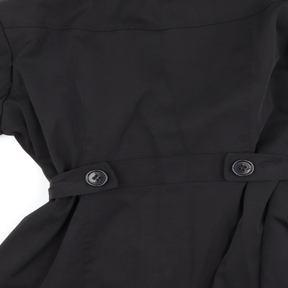 George Womens Black   Pea Coat Coat Size 20