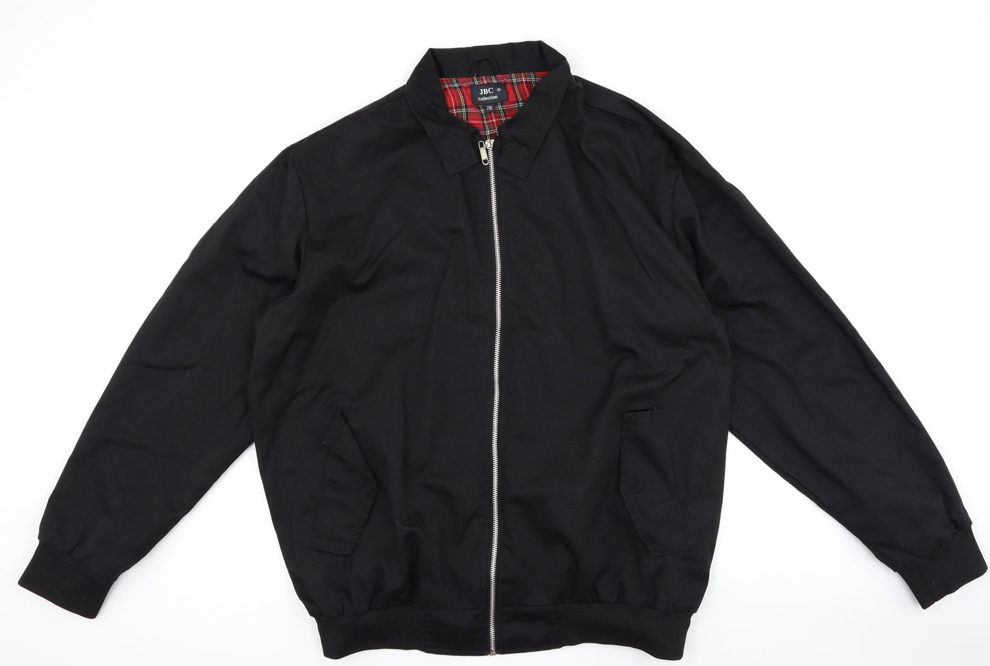 JBC Collection Mens Black   Bomber Jacket Coat Size 2XL