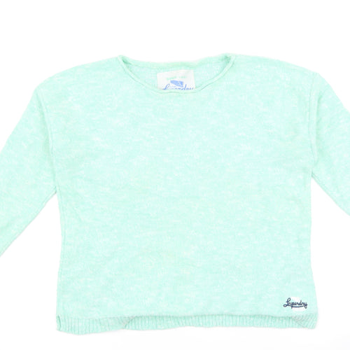 sueprdry Womens Green   Pullover Jumper Size XS
