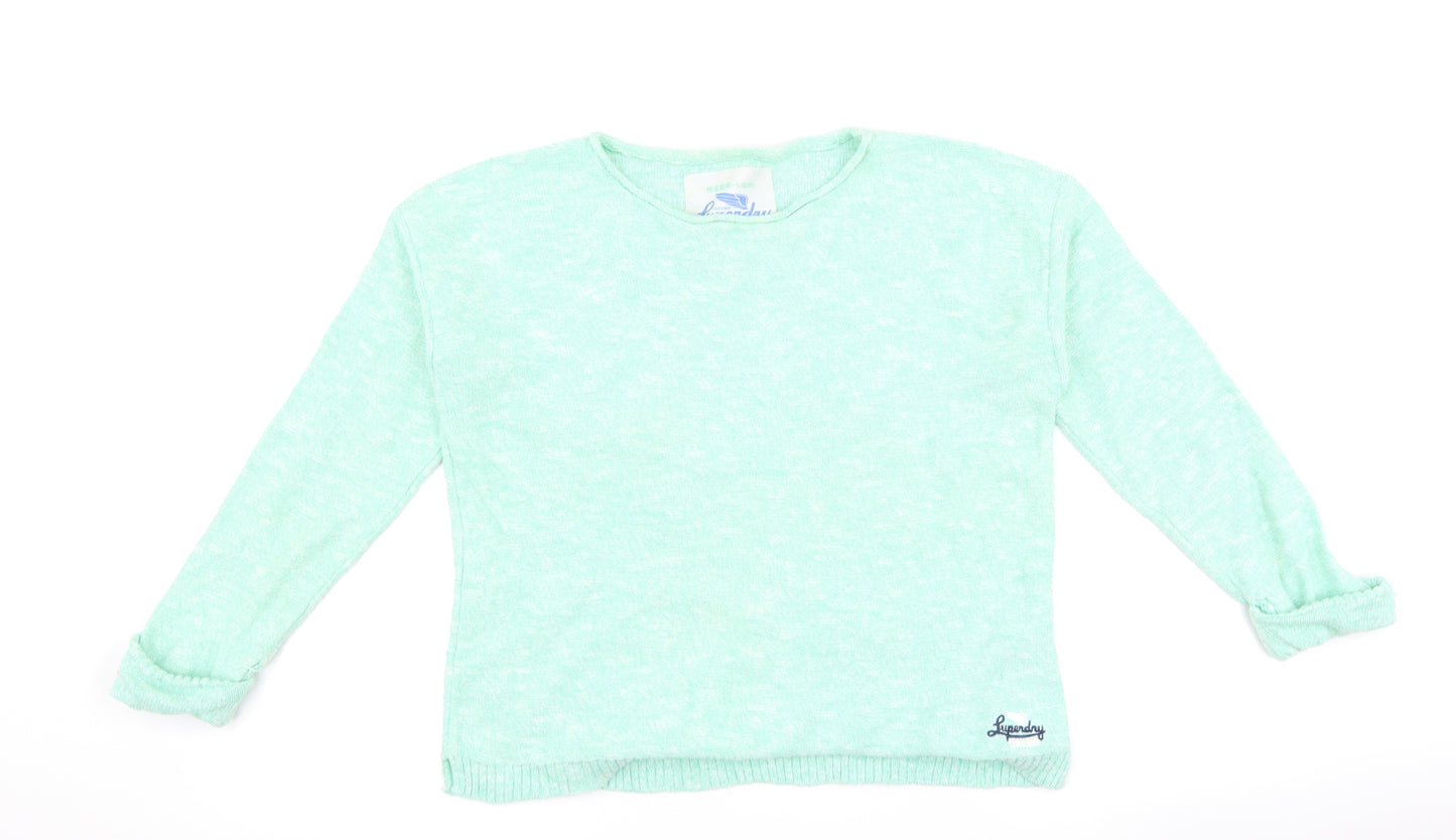 sueprdry Womens Green   Pullover Jumper Size XS