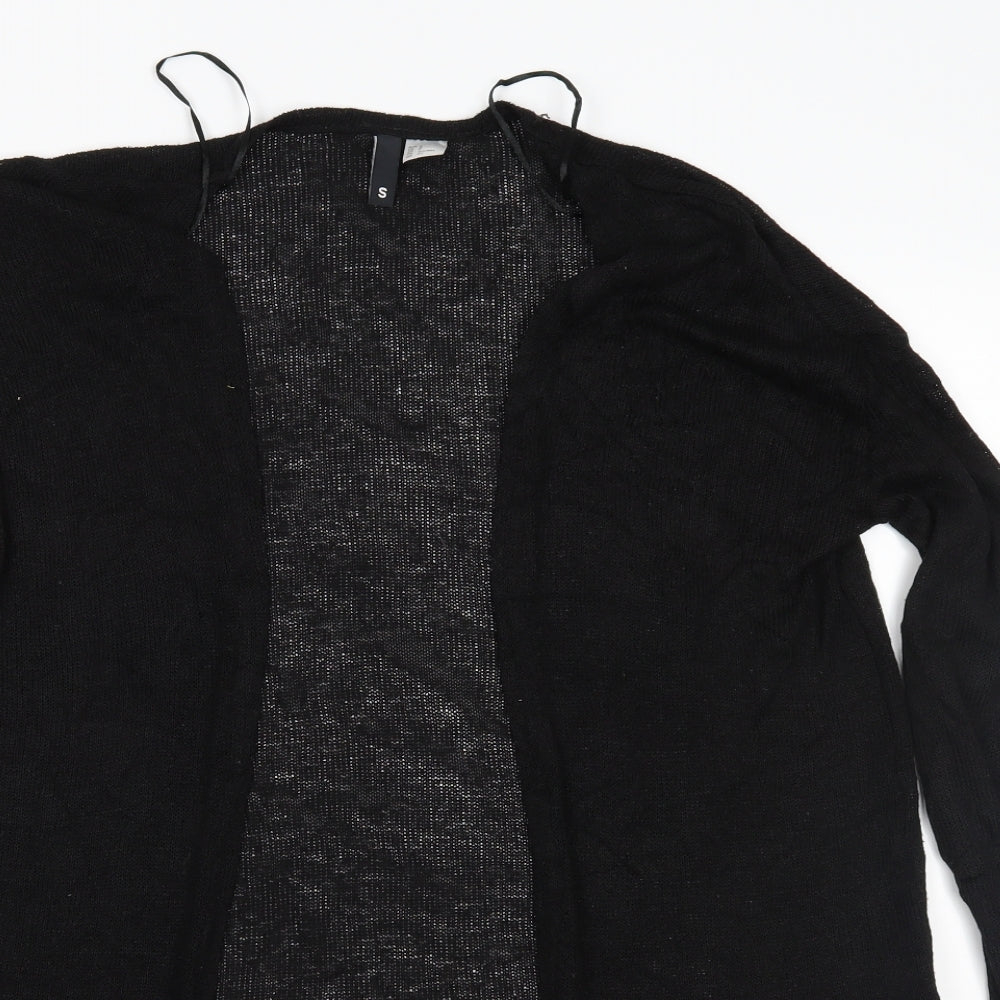 H&M Womens Black  Knit Cardigan Jumper Size S