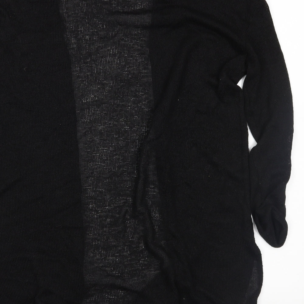 H&M Womens Black  Knit Cardigan Jumper Size S