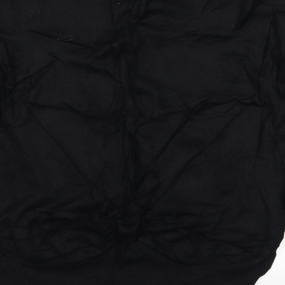 TU Womens Black  Knit Cardigan Jumper Size 14