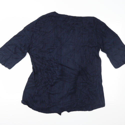 Per Una Womens Blue  Knit Cardigan Jumper Size S
