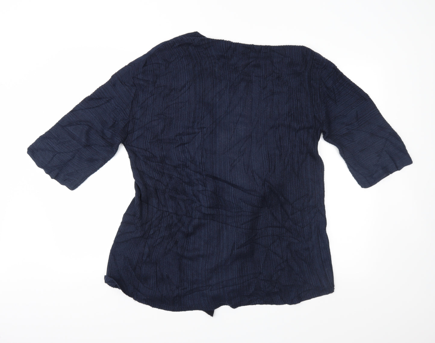 Per Una Womens Blue  Knit Cardigan Jumper Size S