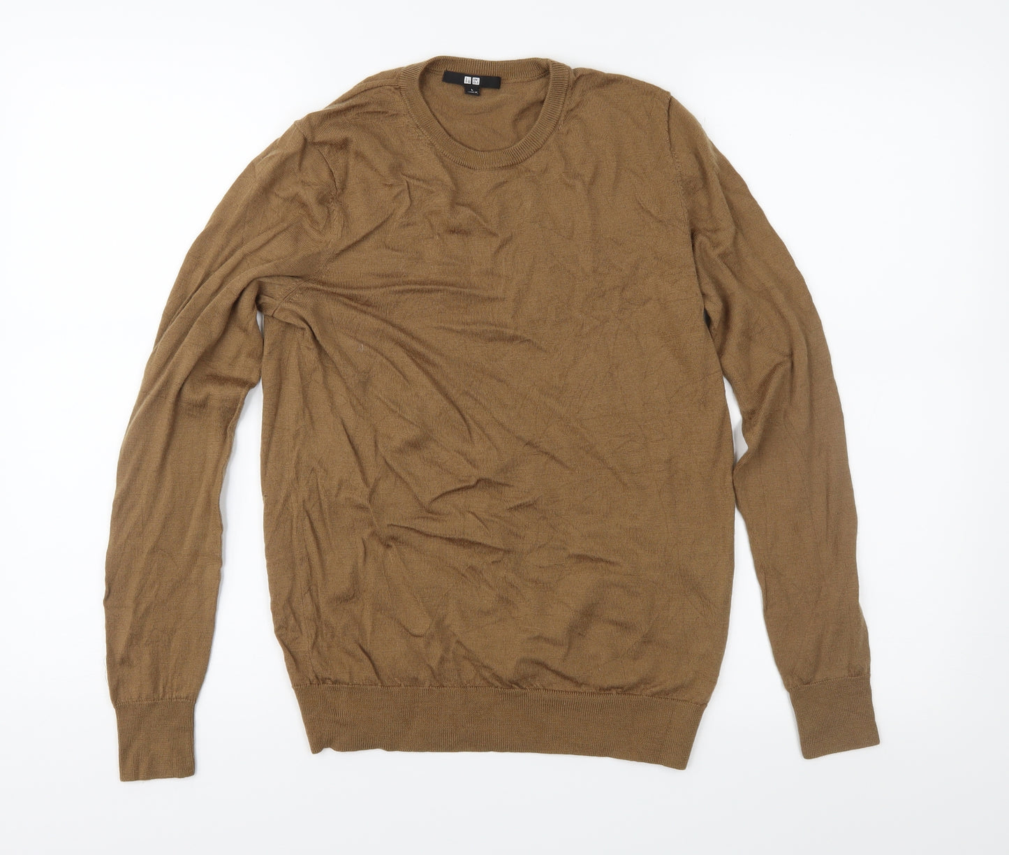 Uniqlo Womens Brown  Knit Pullover Jumper Size L