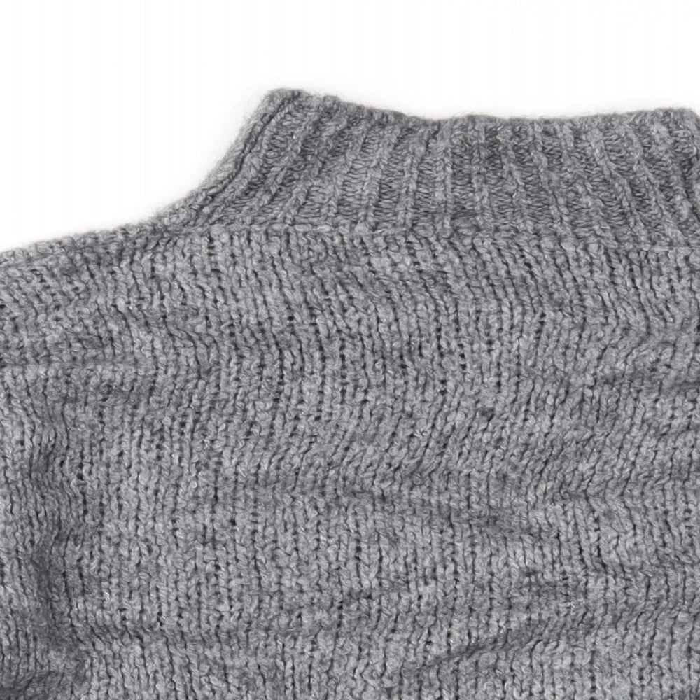 Preworn Womens Grey  Knit Pullover Jumper Size XL