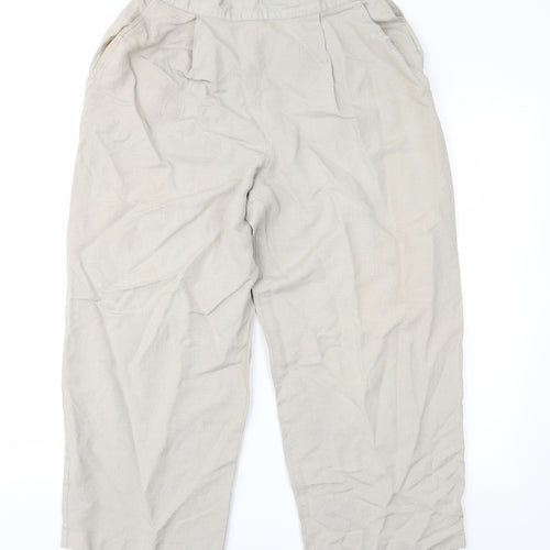 Alba Moda Womens Grey   Trousers  Size 30 in L25 in