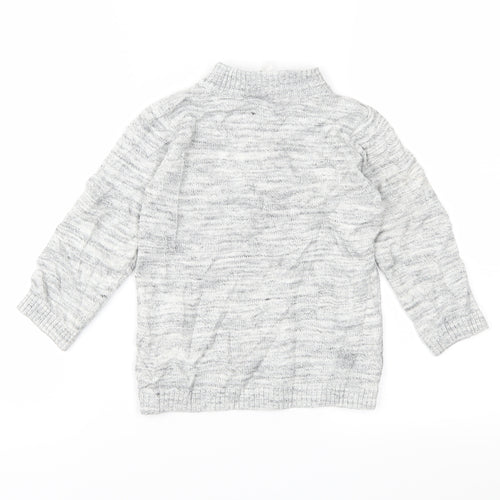 H&M Boys Grey  Knit Pullover Jumper Size 18-24 Months