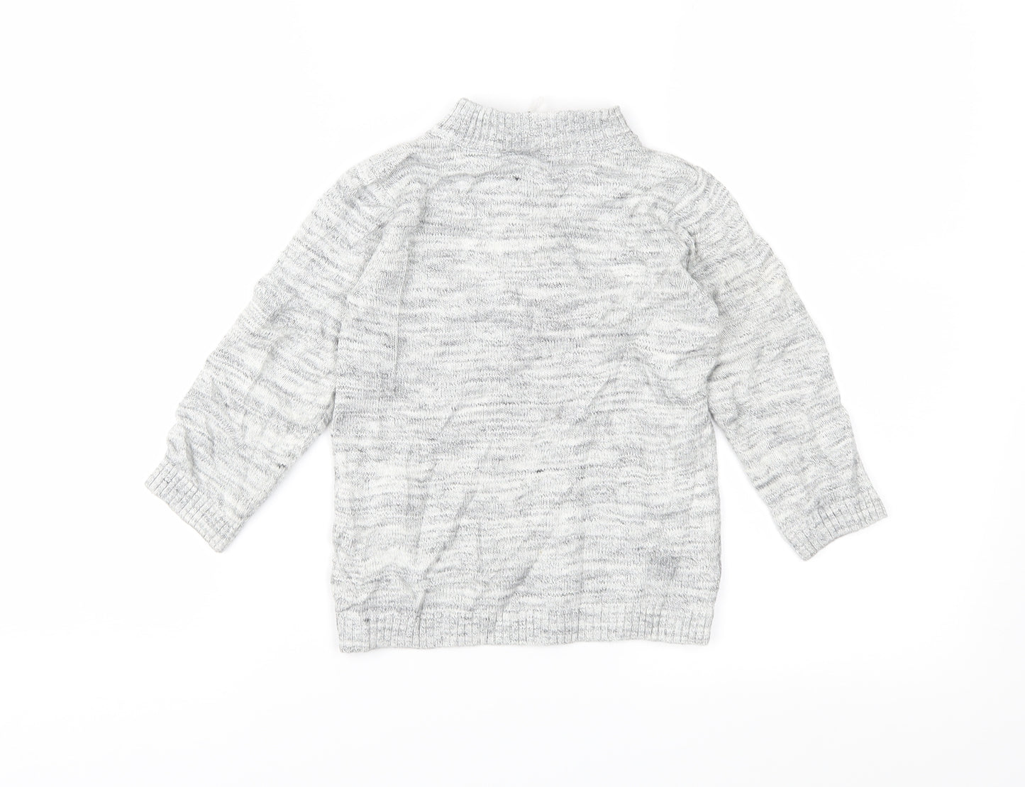 H&M Boys Grey  Knit Pullover Jumper Size 18-24 Months