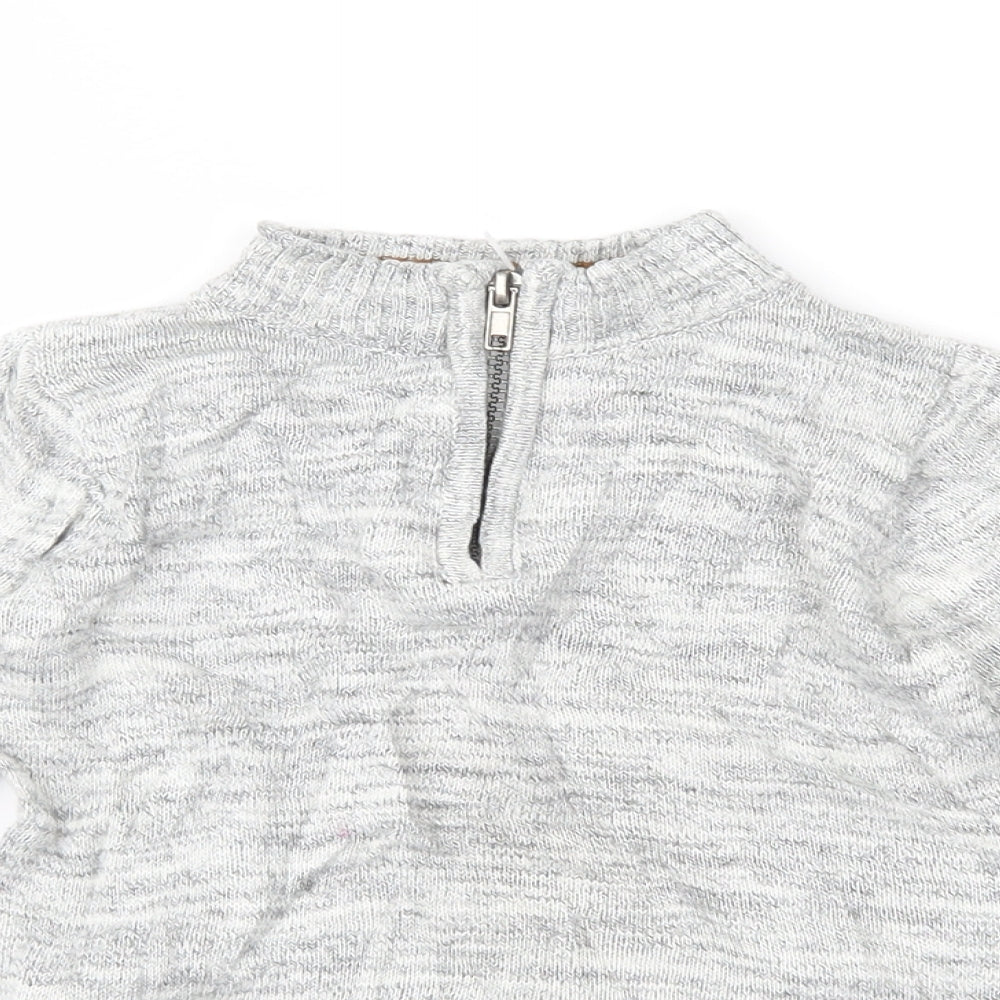 H&M Boys Grey  Knit Pullover Jumper Size 18-24 Months
