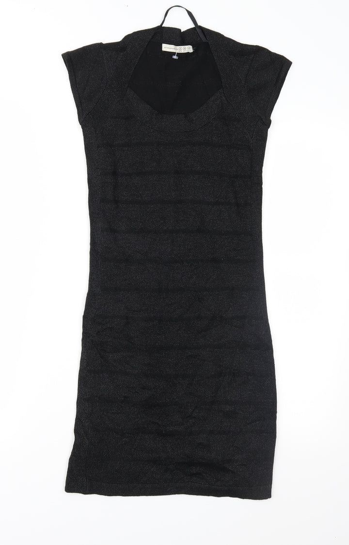 Atmosphere Womens Black Knit Jumper Dress Size 8
