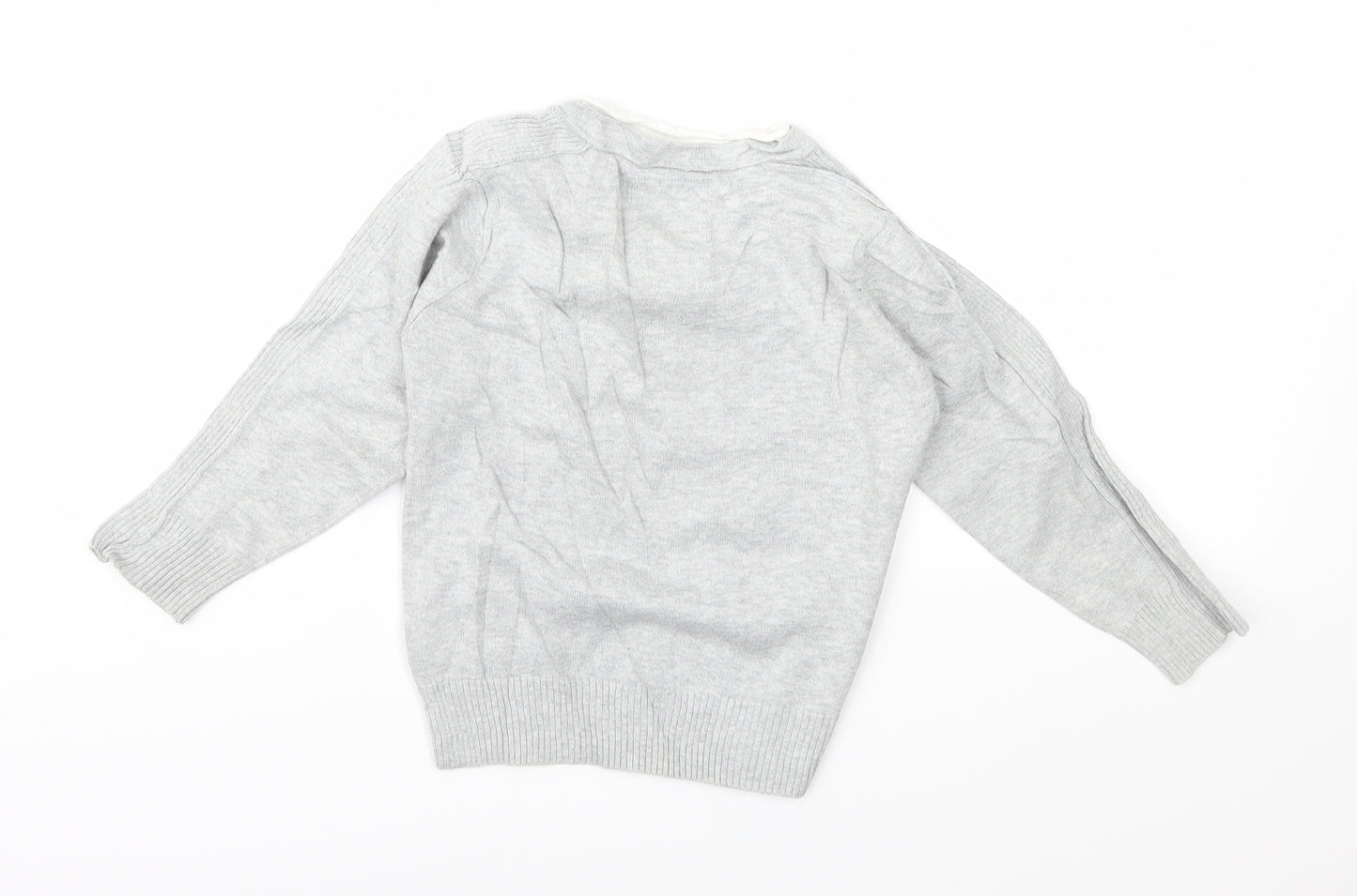NEXT Boys Grey  Rayon Pullover Jumper Size 3 Years
