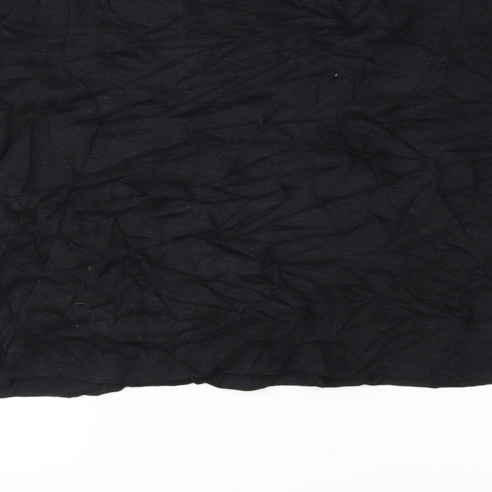 Zara Womens Black  Knit Pullover Jumper Size M