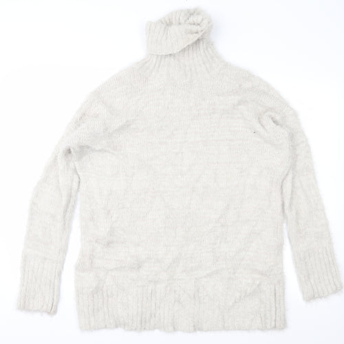 Missguided Womens Beige  Knit Pullover Jumper Size 8