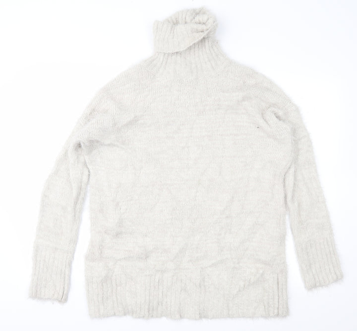 Missguided Womens Beige  Knit Pullover Jumper Size 8