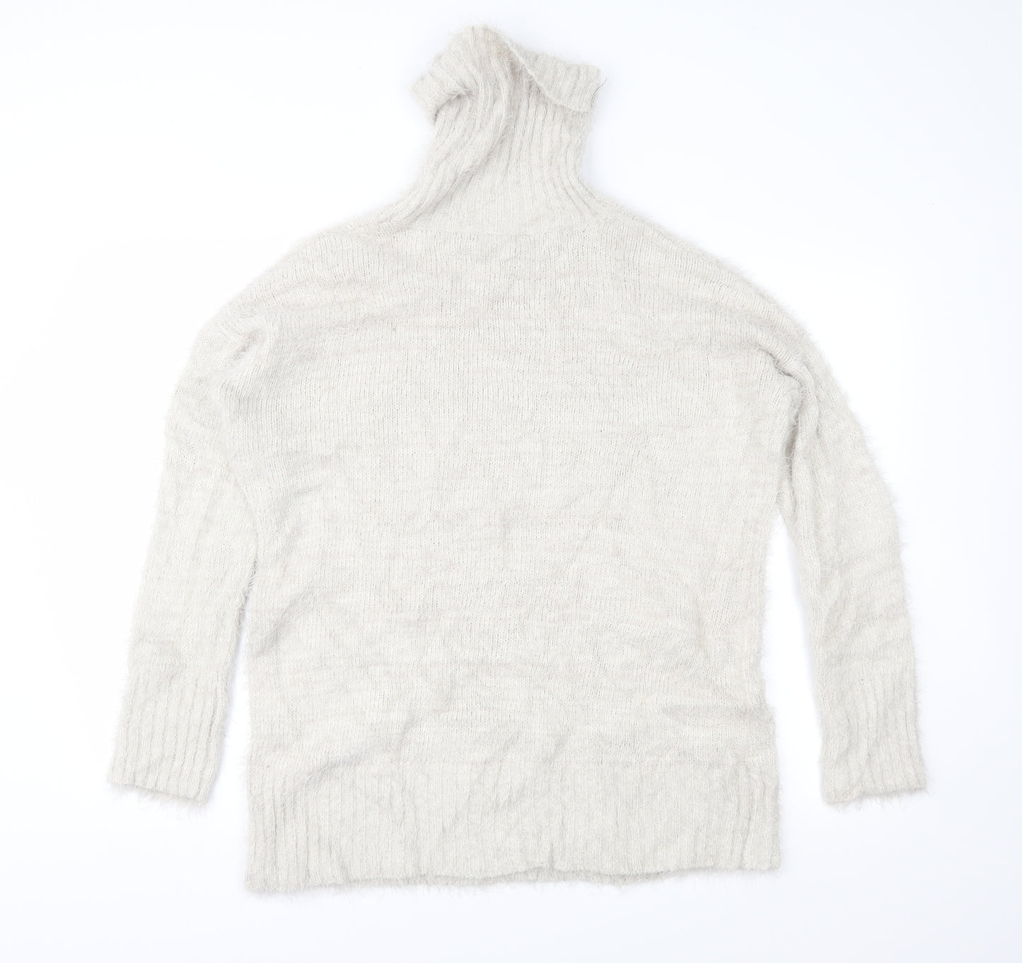 Missguided Womens Beige  Knit Pullover Jumper Size 8