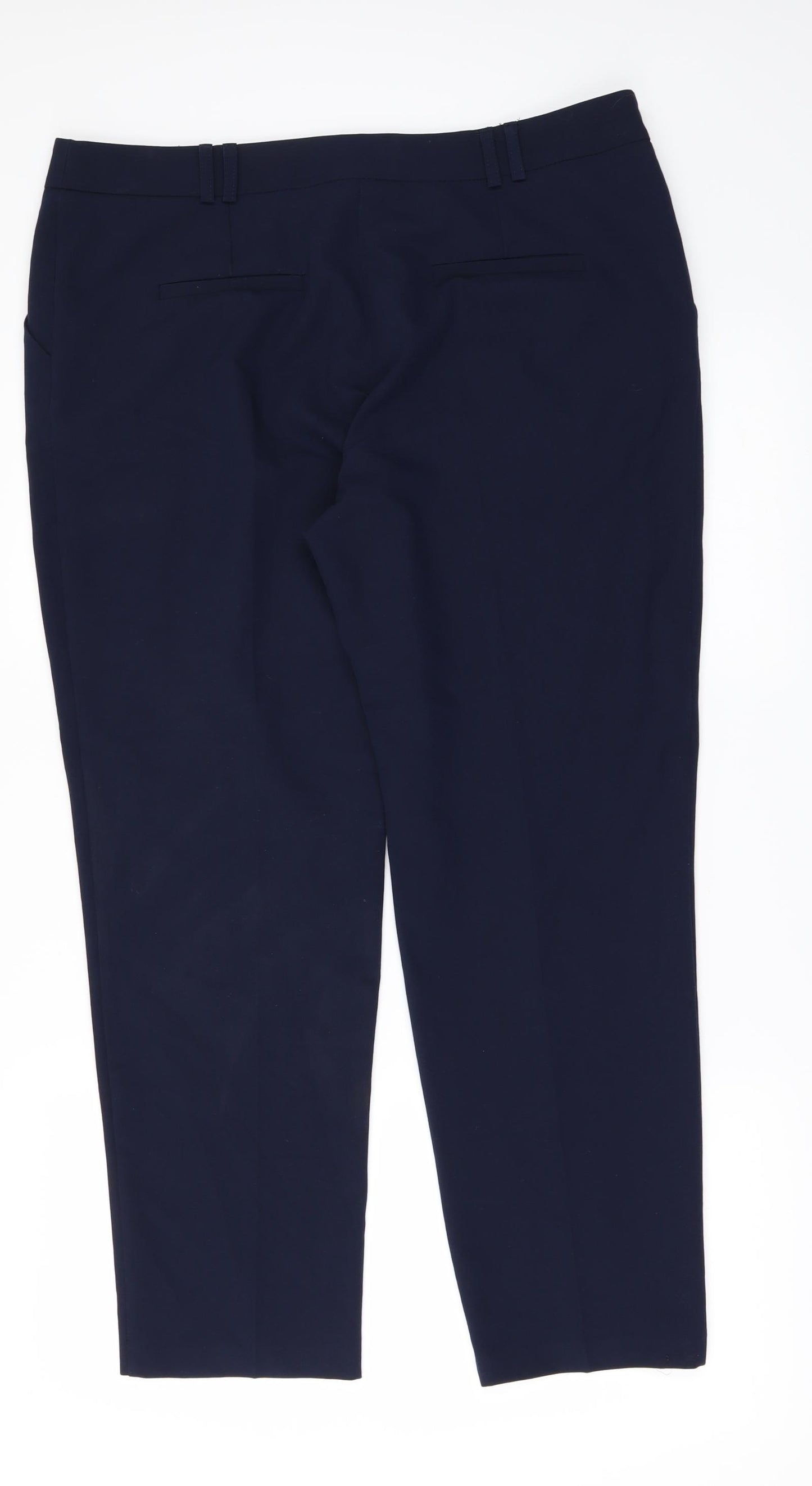 Dorothy Perkins Womens Blue   Trousers  Size 14 L27 in