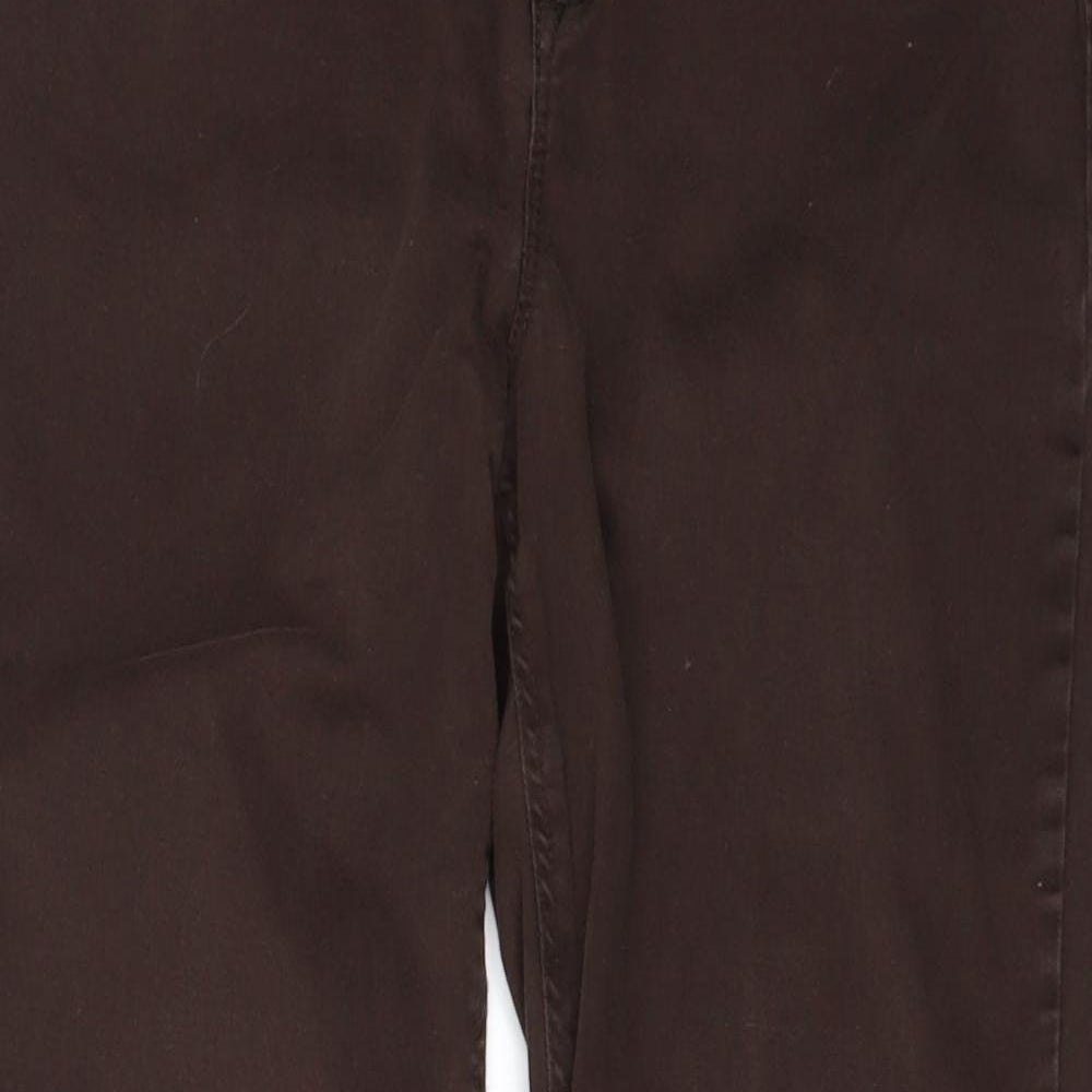Bandolino Womens Brown  Denim Straight Jeans Size 12 L29 in
