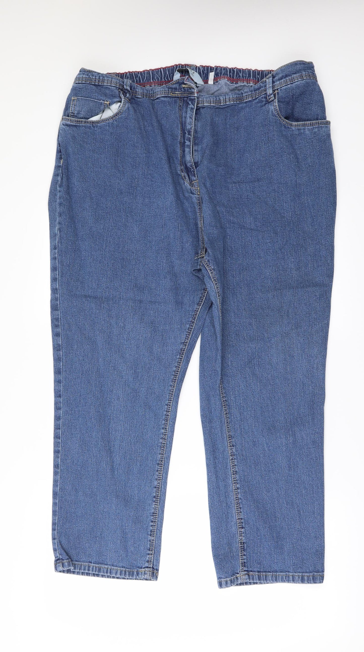 Anthology Womens Blue  Denim Straight Jeans Size 24 L27 in