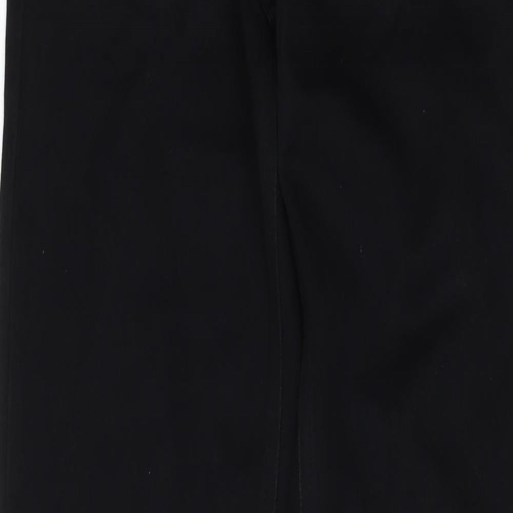 Preworn Womens Black  Denim Straight Jeans Size 10 L33 in - pocket detail
