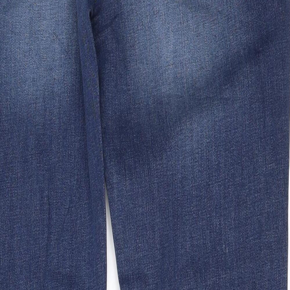 NEXT Womens Blue  Denim Bootcut Jeans Size 14 L32 in