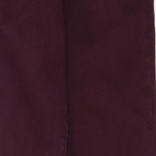 Topshop Womens Red  Denim Skinny Jeans Size 28 in L30 in