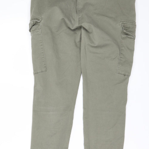 TU Womens Green  Denim Skinny Jeans Size 12 L29 in - Side Pockets