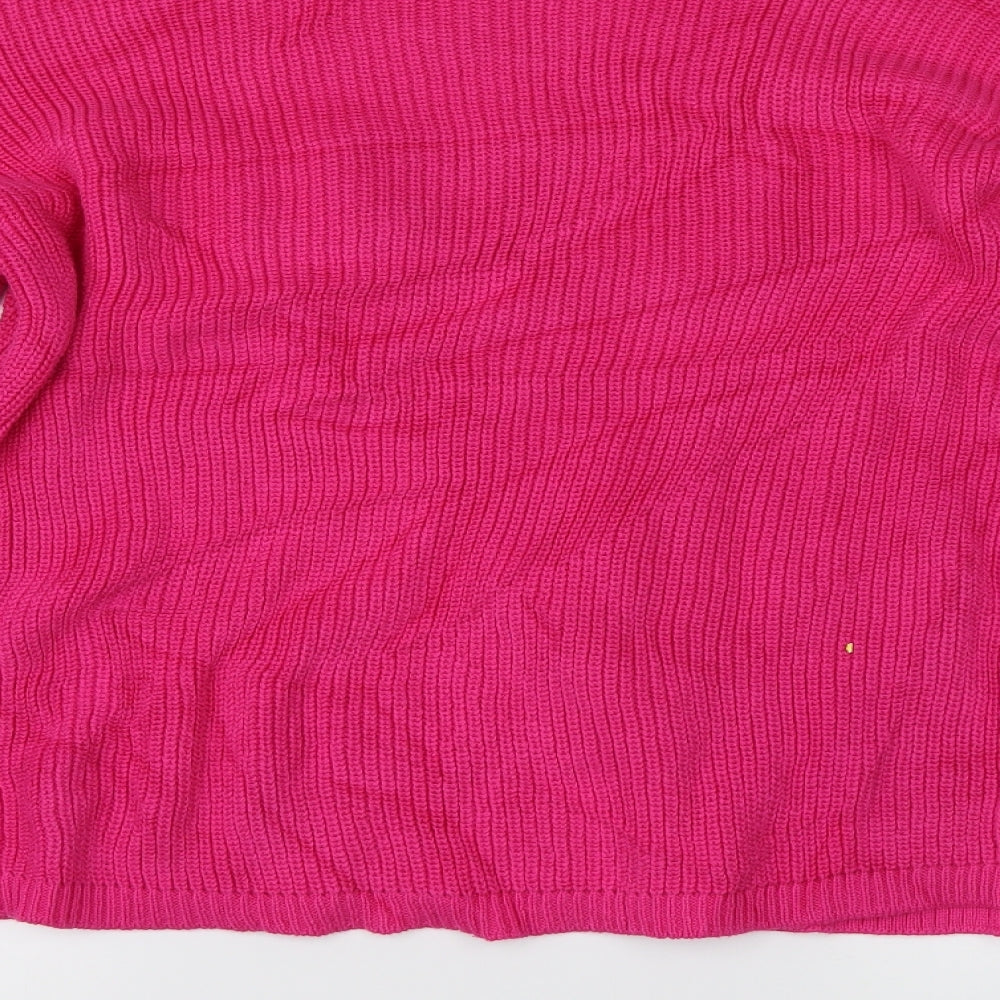 Papaya Womens Pink   Pullover Jumper Size M