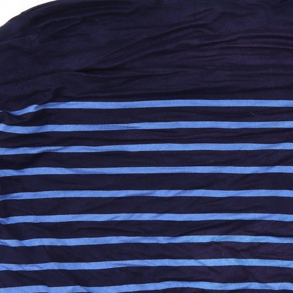 Preworn Womens Blue Striped  Pullover Jumper Size 18