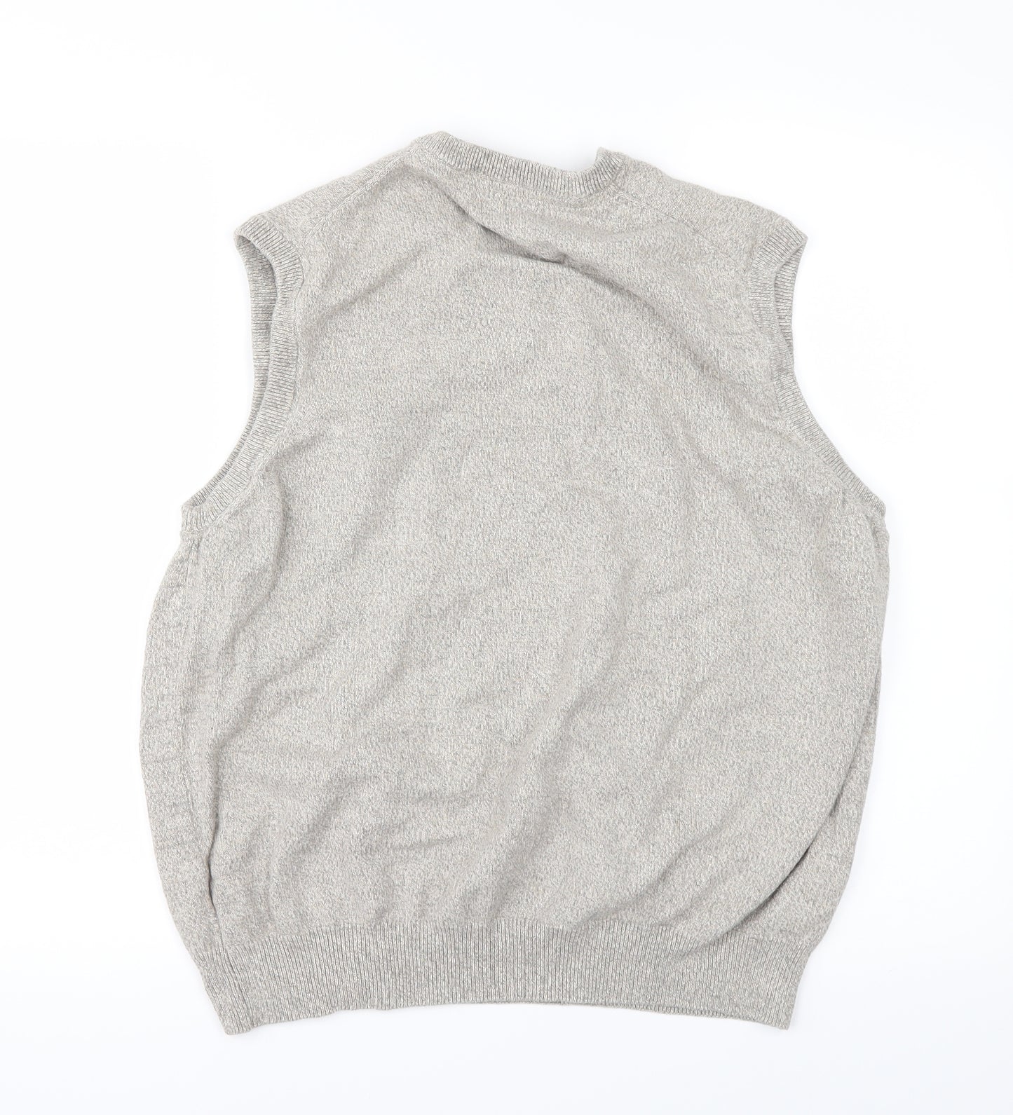 Marks and Spencer Mens Beige   Vest Jumper Size L  - tank top