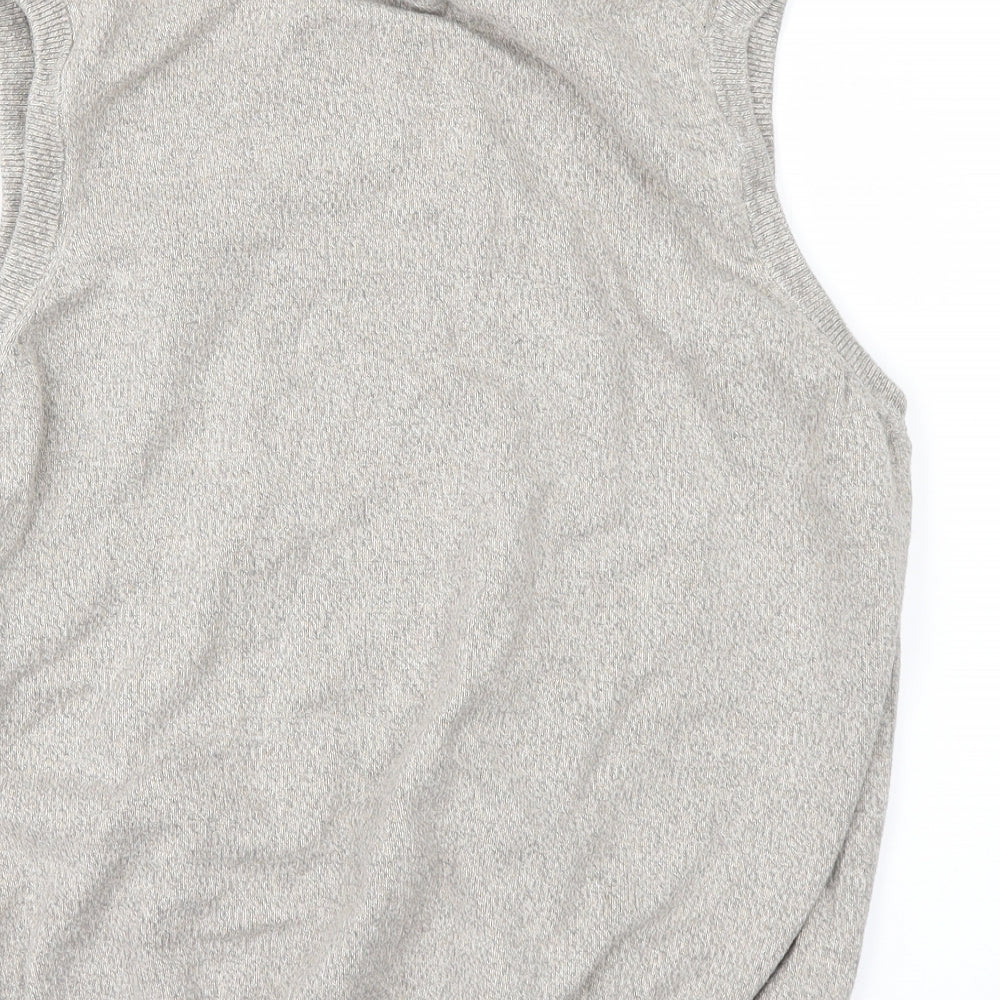 Marks and Spencer Mens Beige   Vest Jumper Size L  - tank top